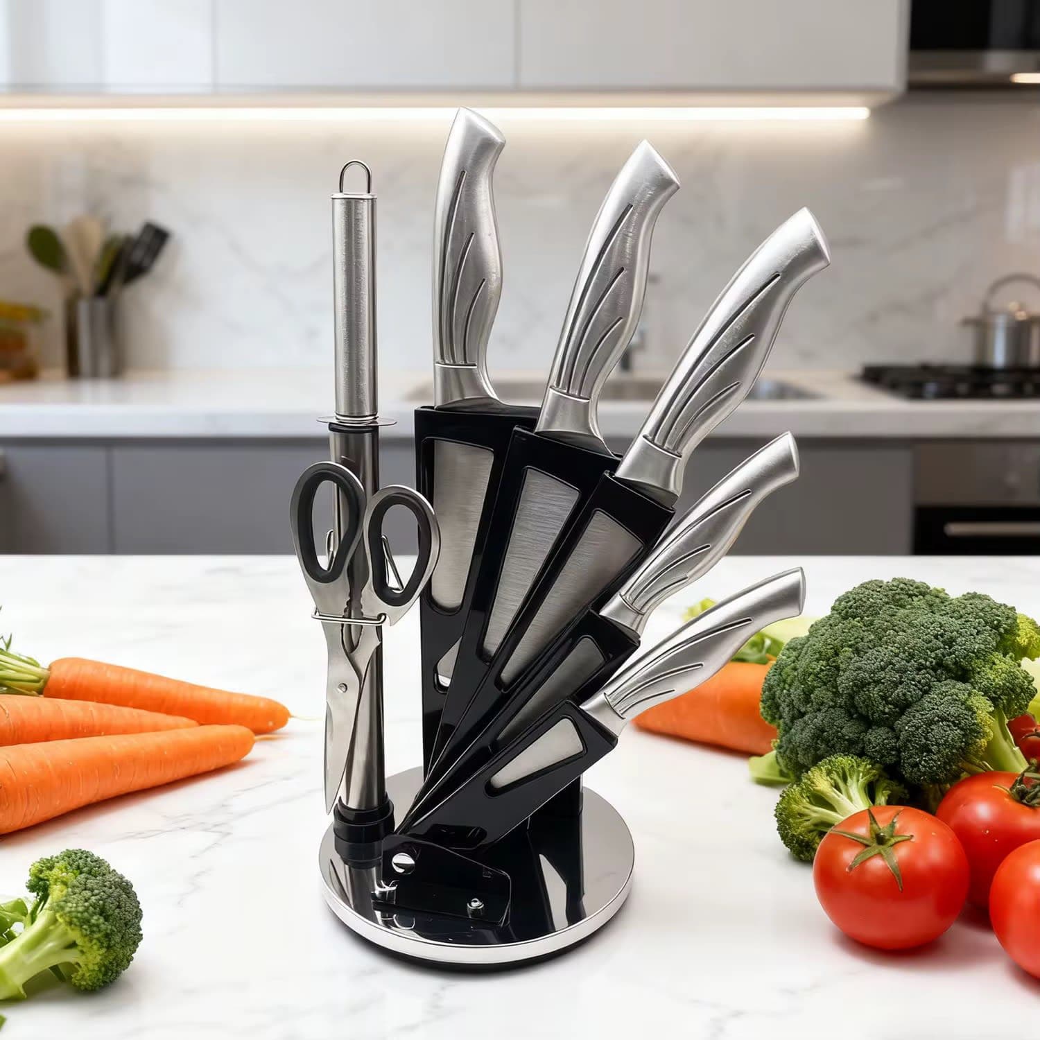 Une belle cuisine mérite des outils à sa hauteur. Oubliez les tiroirs en désordre et les couteaux qui ne coupent plus !